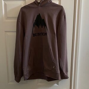 Burton Men's Dark Brown Hoodie with Logo